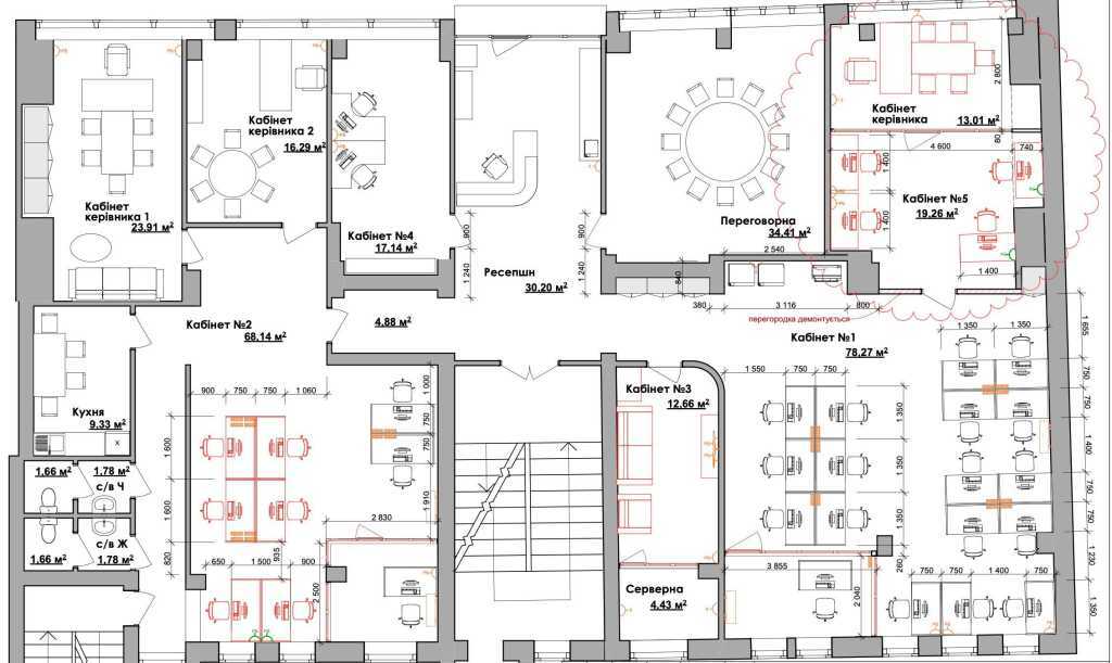 Аренда офиса 385 м², Олеся Гончара ул., 41