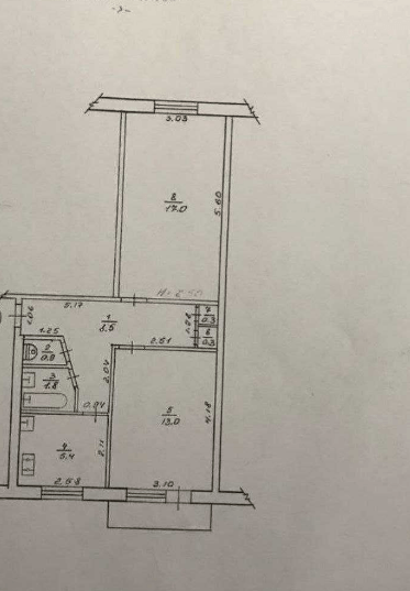 Продаж 2-кімнатної квартири 47 м²