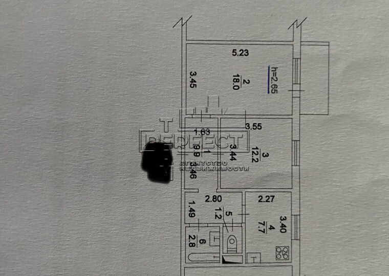 Продаж 2-кімнатної квартири 54 м², Оноре де Бальзака вул., 55