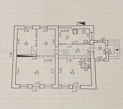 Продажа дома 60 м², Васильковая ул.