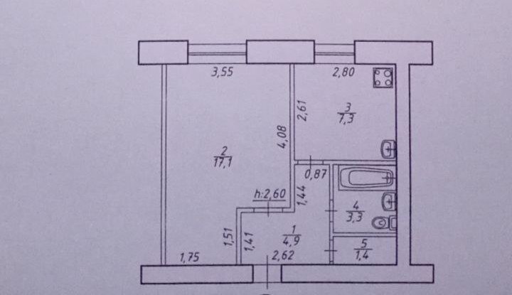 Продаж 1-кімнатної квартири 34 м², Харківська вул.