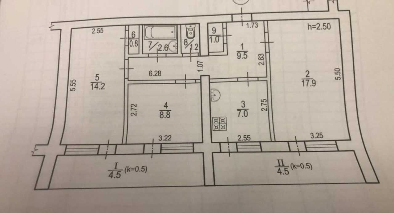 Продажа 3-комнатной квартиры 71 м², Каверина ул., 1