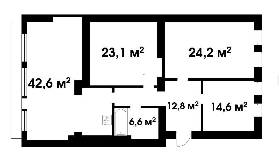 Продаж 3-кімнатної квартири 126 м², Саксаганського вул., 29