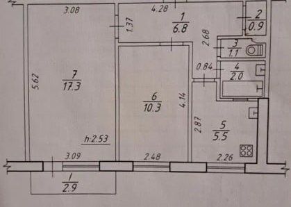 Продаж 2-кімнатної квартири 47 м², Герасима Кондратьєва вул.