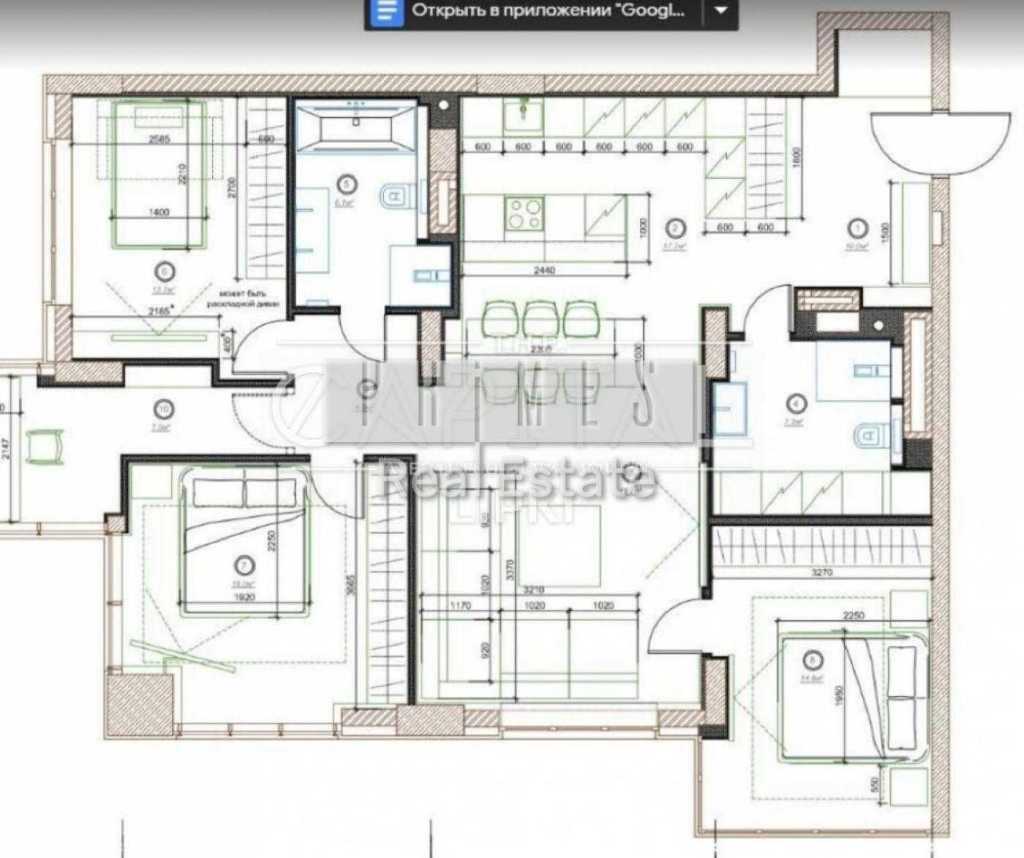 Аренда 4-комнатной квартиры 130 м², Михаила Драгомирова ул., 11