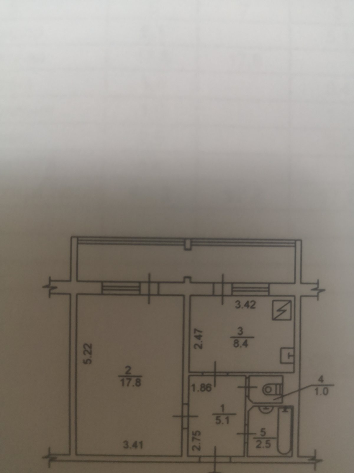 Продажа 1-комнатной квартиры 42 м², Радунская ул., 28