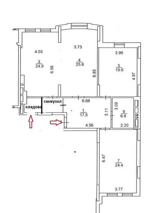 Продаж 3-кімнатної квартири 122 м², Голосіївський пров., 13