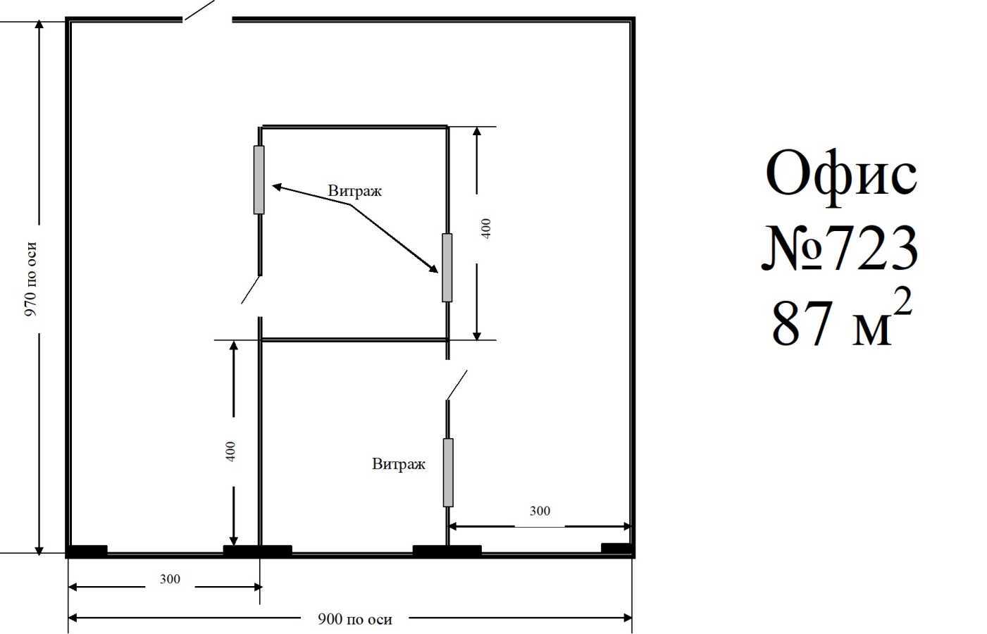 Аренда офиса 87 м², Викентия Хвойки ул., 18/14