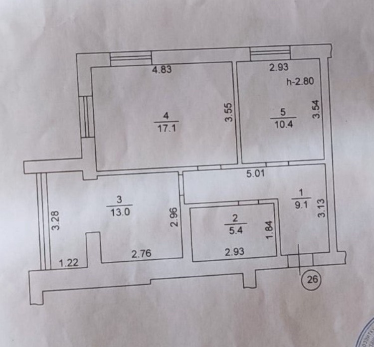 Продажа 2-комнатной квартиры 55 м², Новооскольская ул., 8Г