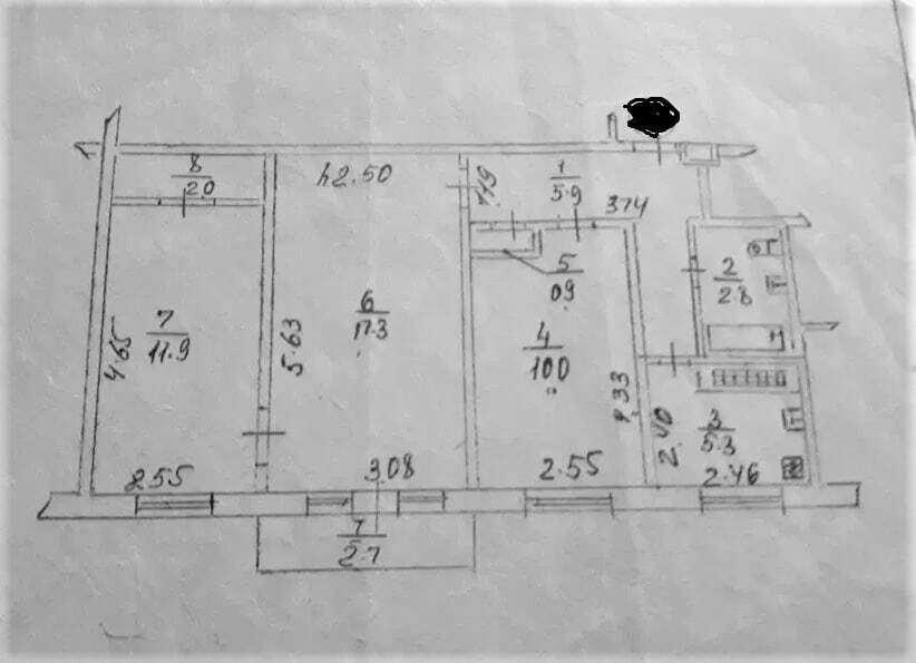 Продажа 3-комнатной квартиры 58.8 м², Марко Вовчок ул.