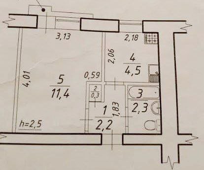 Продажа 1-комнатной квартиры 20.4 м², 3-й Парковый про-д