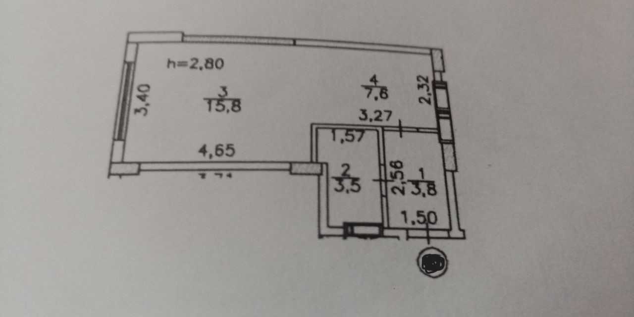 Продаж 1-кімнатної квартири 30 м², Університетська вул., 1Г