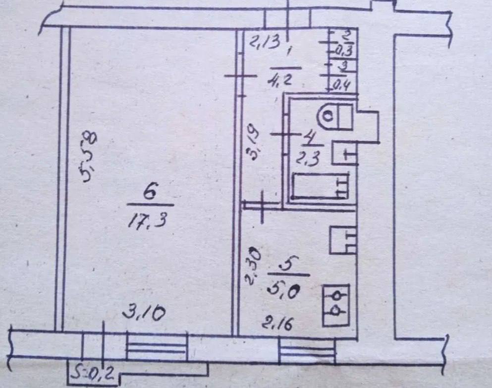 Продажа 1-комнатной квартиры 29.5 м², 3-й Парковый про-д