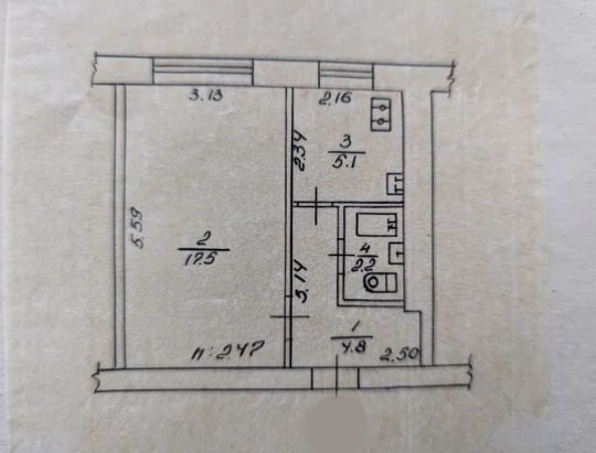 Продажа 1-комнатной квартиры 30 м², Труда ул.