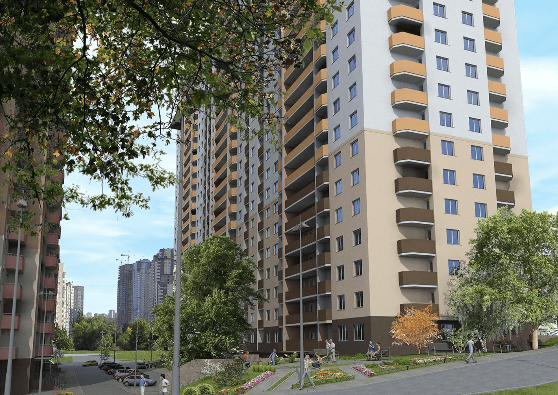 Продажа 1-комнатной квартиры 41 м²