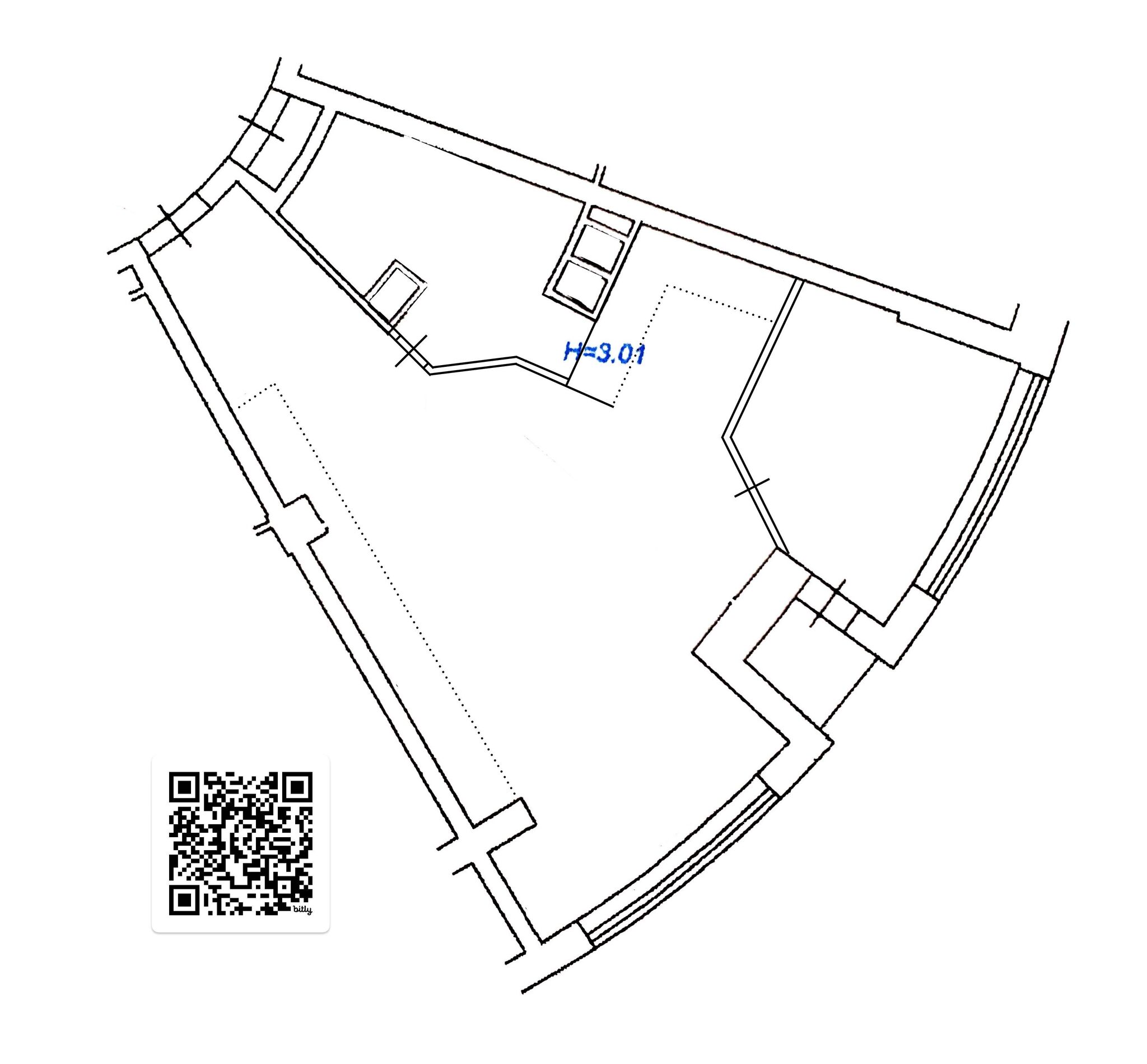 Продажа 2-комнатной квартиры 66 м²