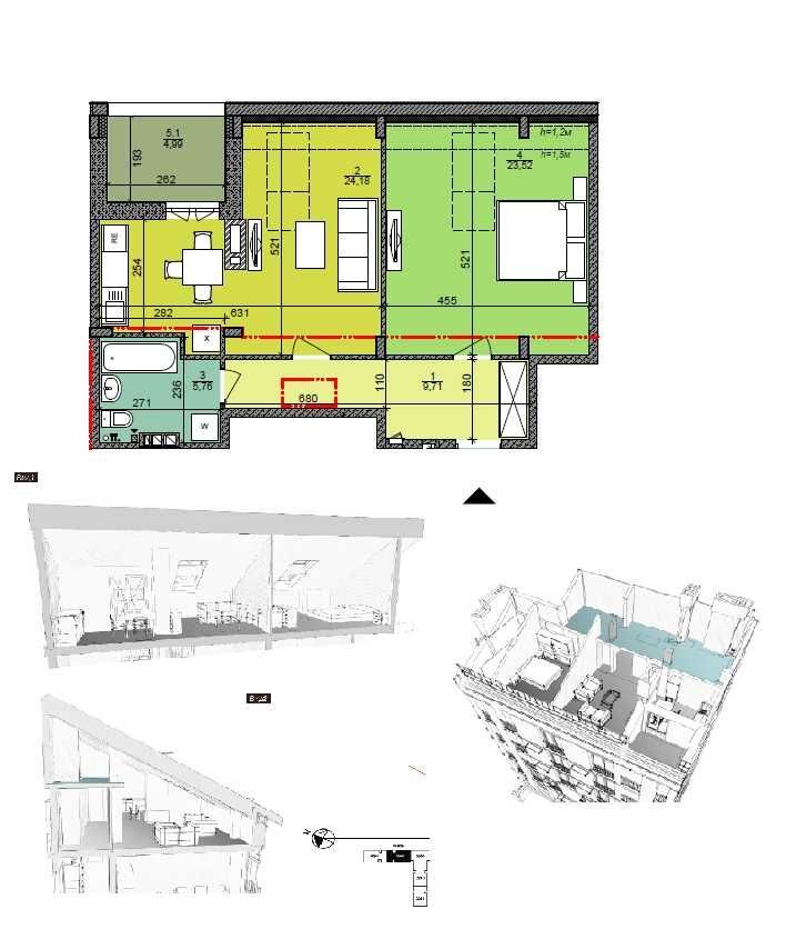 Продажа 2-комнатной квартиры 84 м²