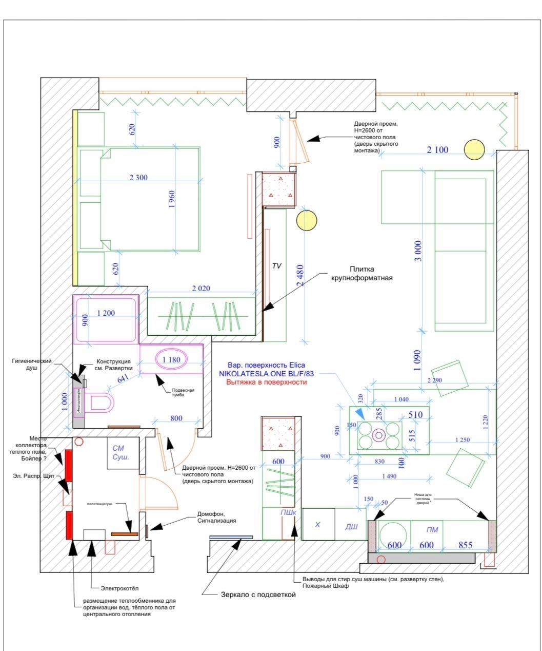 Продажа 1-комнатной квартиры 64 м²