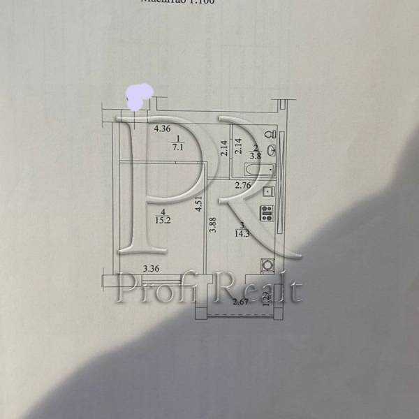 Продаж 1-кімнатної квартири 40 м², Героїв Небесної Сотні просп., 26/20