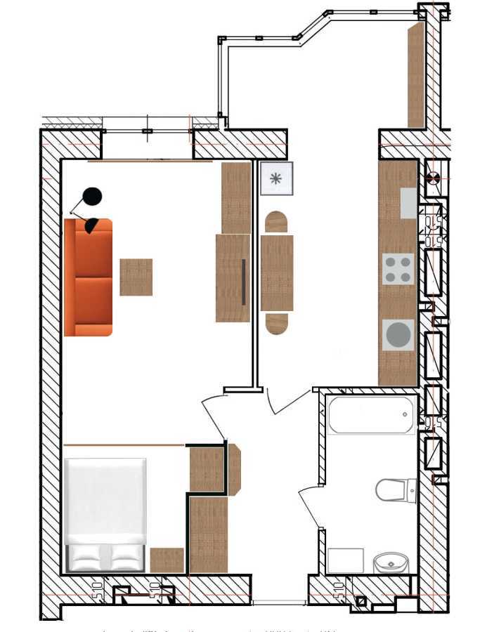 Аренда 1-комнатной квартиры 49 м², Университетская ул., 2л