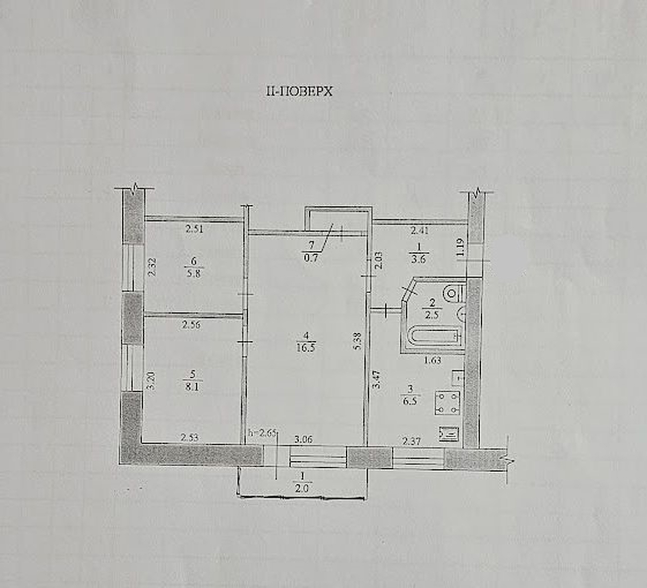 Продаж 3-кімнатної квартири 46 м², Лісопильна вул., 4