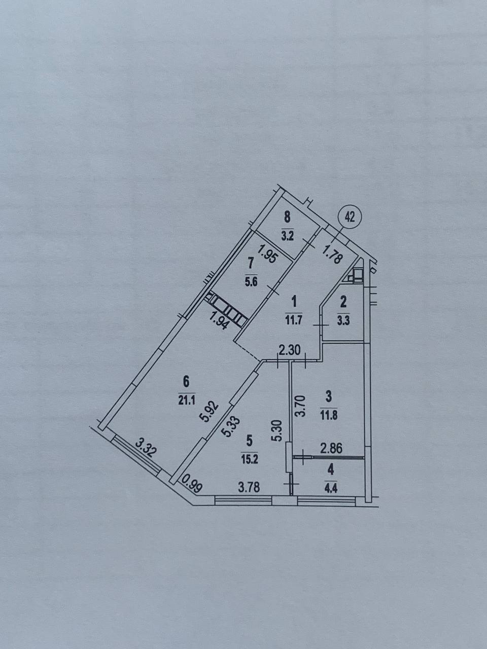 Продаж 2-кімнатної квартири 76 м²