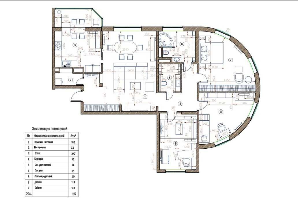 Продаж 4-кімнатної квартири 140 м²