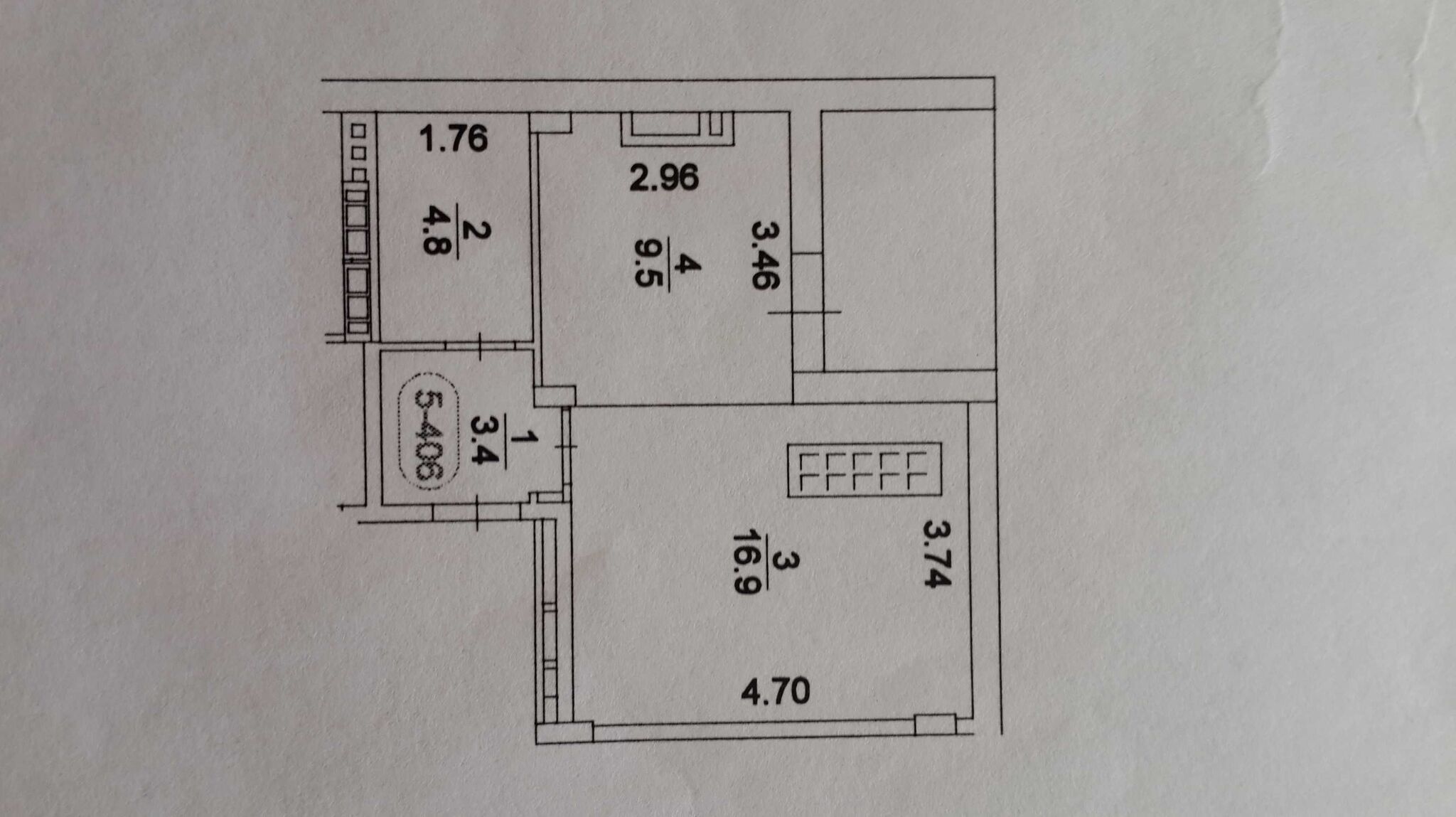 Продажа 2-комнатной квартиры 60 м²