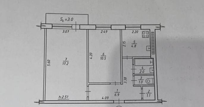 Продаж 2-кімнатної квартири 46.5 м², Супруна вул.