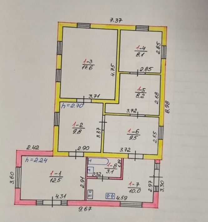 Продаж будинку 78 м²