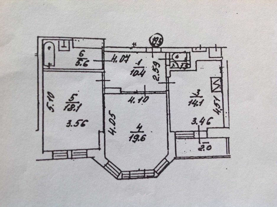 Аренда 2-комнатной квартиры 72 м², Николая Бажана просп., 14