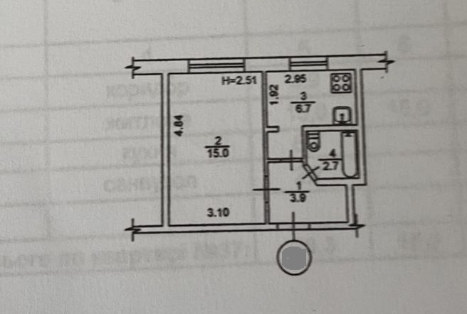 Продажа 1-комнатной квартиры 28 м², Перова бул., 40А