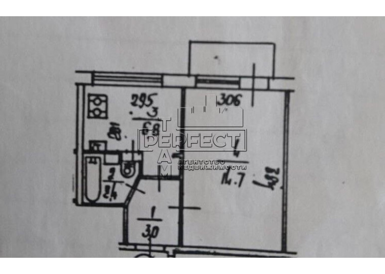 Продаж 1-кімнатної квартири 30 м², Азербайджанська вул., 2