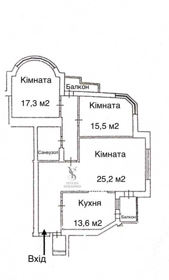 Аренда 3-комнатной квартиры 105 м², Николая Бажана просп., 1М