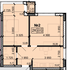 Продаж 2-кімнатної квартири 57 м², Академіка Вільямса вул.