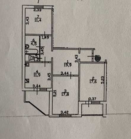 Продаж 3-кімнатної квартири 90 м², Ернста вул., 6