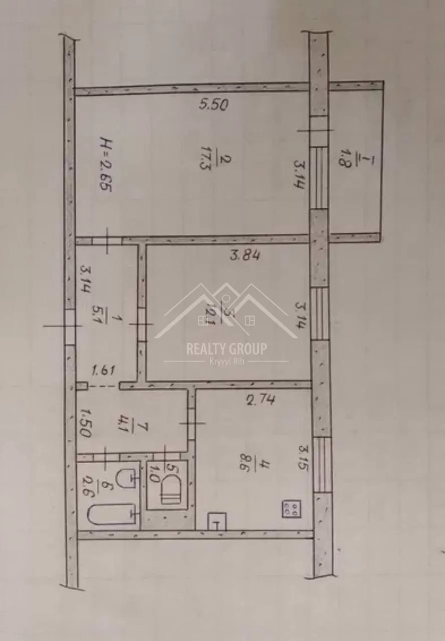 Продаж 2-кімнатної квартири 52 м², Незалежності України вул.