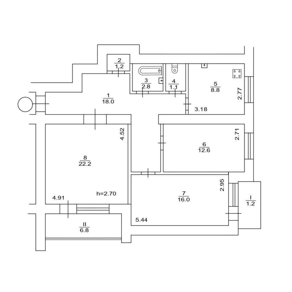 Продаж 3-кімнатної квартири 91 м², Суворова вул., 19а