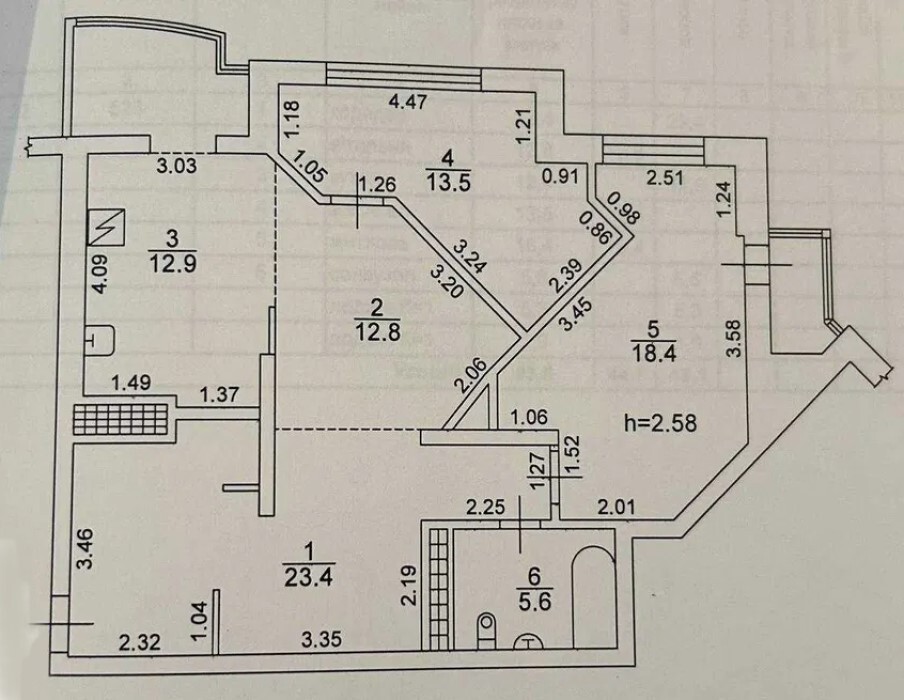 Продаж 3-кімнатної квартири 94 м², Княжий Затон вул., 21