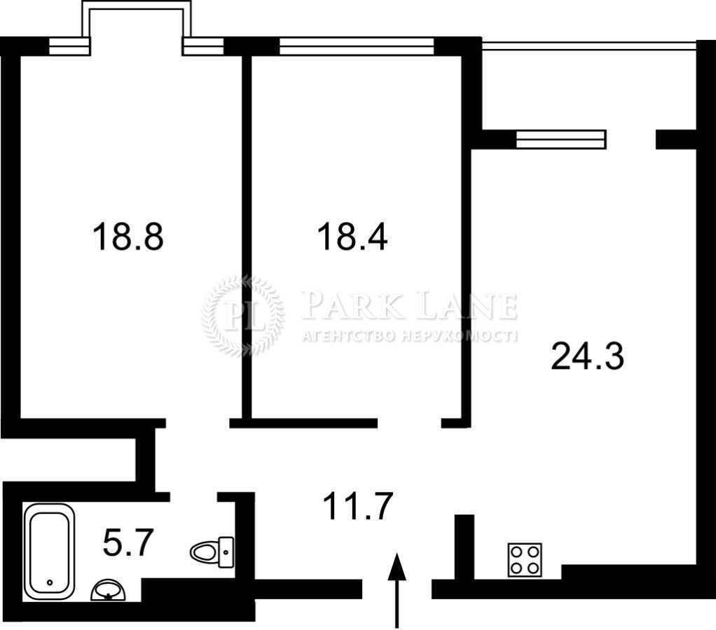 Продажа 2-комнатной квартиры 80 м², Победы просп., 5В