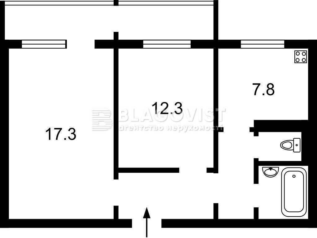 Продажа 2-комнатной квартиры 61 м², Панаса Мирного ул., 11