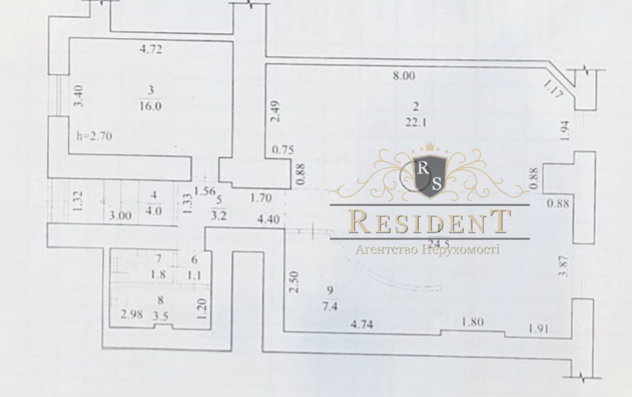 Аренда коммерции 84 м², Шевченко (Нагорный) ул., 36Б