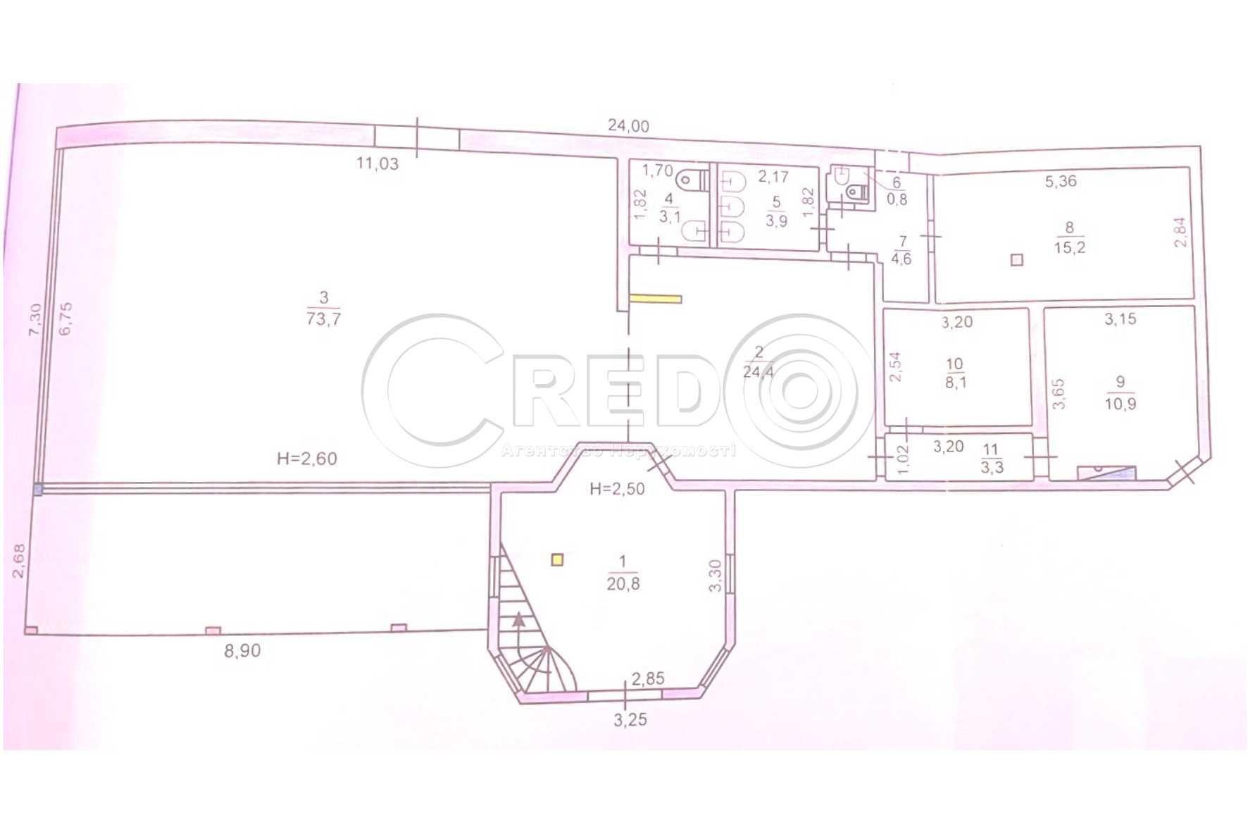 Аренда отдельно стоящего здания 500 м², Владимира Великого ул.