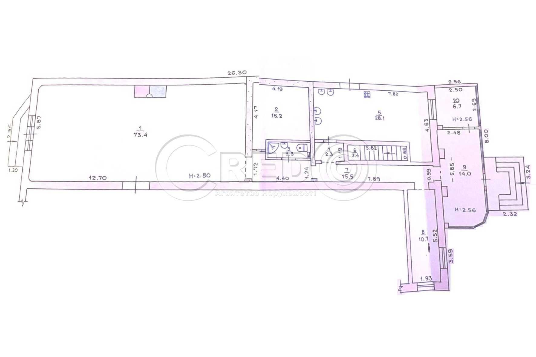 Аренда отдельно стоящего здания 500 м², Владимира Великого ул.
