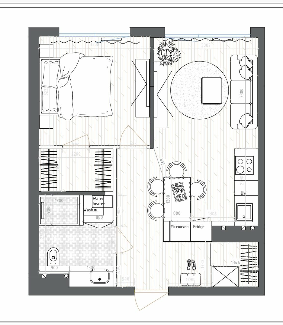 Аренда 2-комнатной квартиры 48 м², Предславинская ул., 44