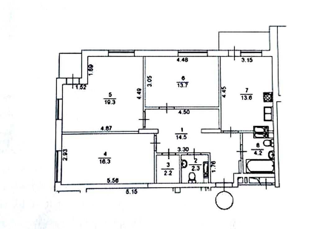 Продаж 3-кімнатної квартири 87.5 м², Глибочицька вул., 13