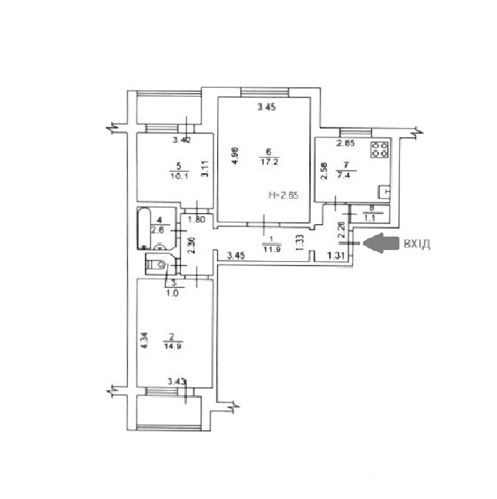 Продажа 3-комнатной квартиры 71.6 м², Архитектора Вербицкого ул., 11