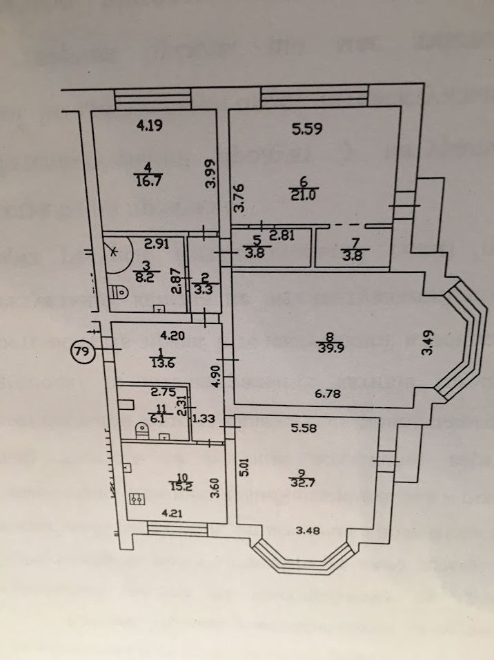 Оренда 4-кімнатної квартири 166 м², Олеся Гончара вул., 26