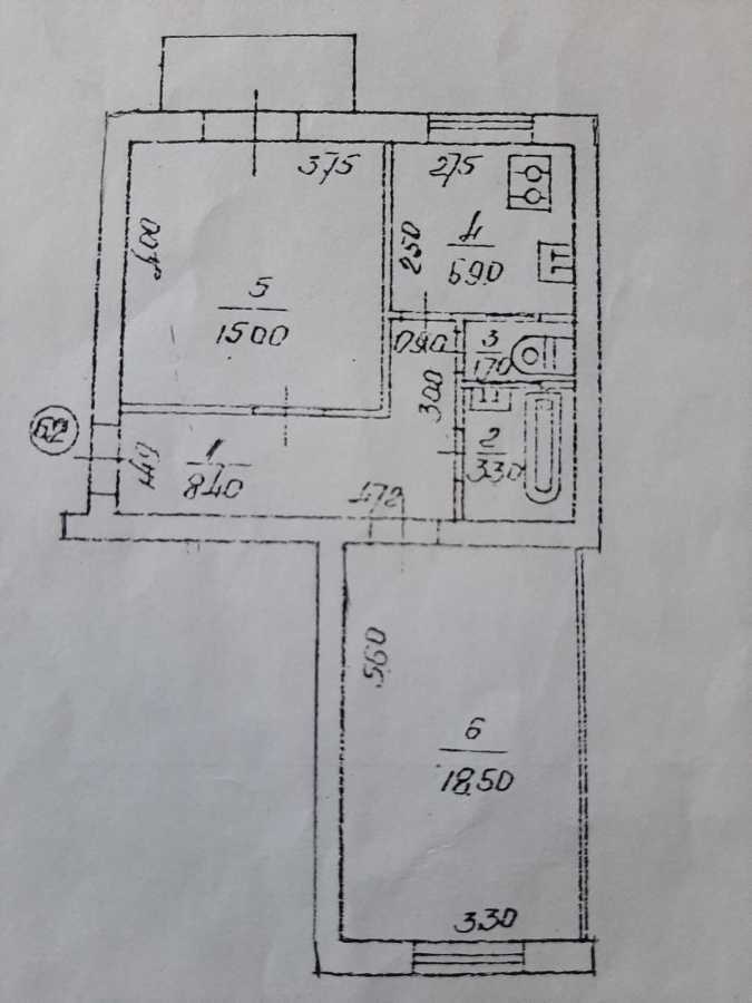 Продажа 2-комнатной квартиры 55 м², Вышгородская ул., 33