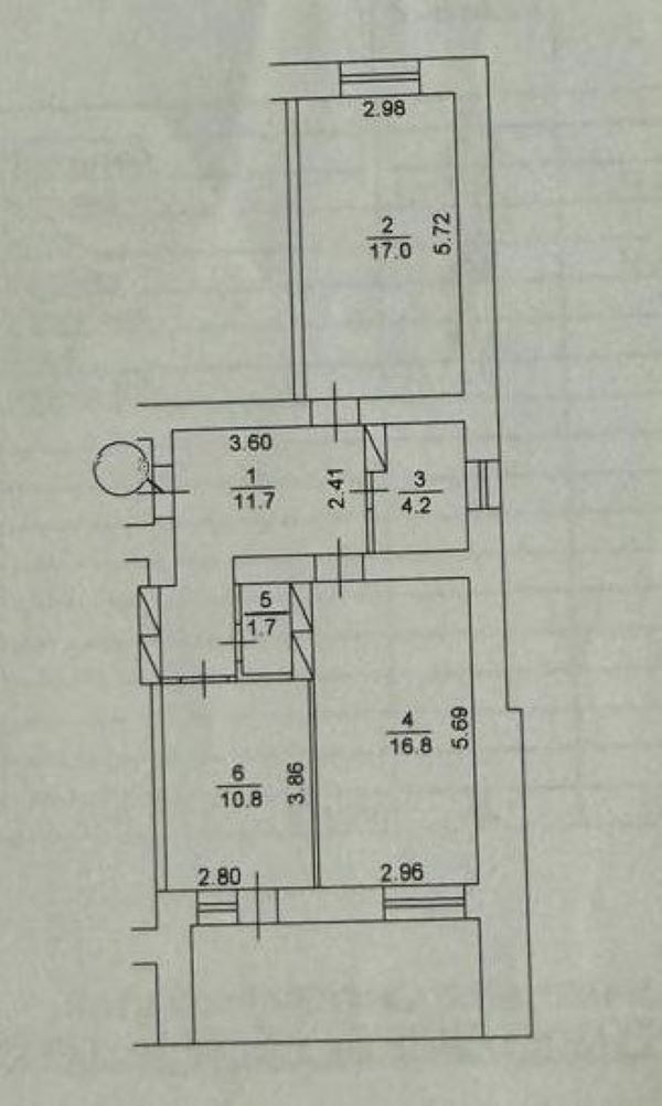 Продажа 2-комнатной квартиры 68.1 м², Чубинского ул., 8Б